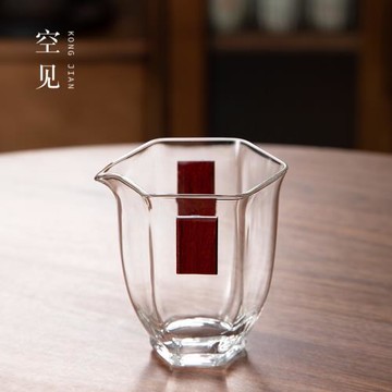 日式公道杯玻璃加厚耐熱分茶器防燙過濾茶具茶海手抓公杯茶漏套裝