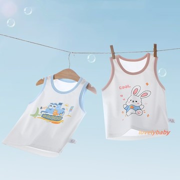 細膩網眼 超吸汗更柔軟 兒童夏季背心 男女寶寶純棉無袖上衣 嬰幼兒薄款鏤空坎肩 親膚舒適