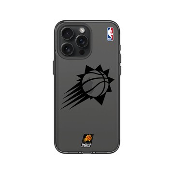 iPhone 15 Pro Max Clear 酷墨灰 - NBA - B&W-鳳凰城太陽 Phoenix Suns B&W