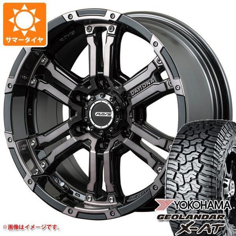 きれい RAYS 5本セット FJクルーザー 10系用 サマータイヤ ヨコハマ ジオランダー G015 LT285/75R16 126/123R  アウトラインホワイトレター レイズ TE37XT 8.0-16