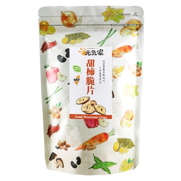 元氣家 甜柿脆片  100g  1包