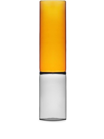 Ichendorf Milano - Grooved Bamboo vase - unisex - glass - One Size - Yellow