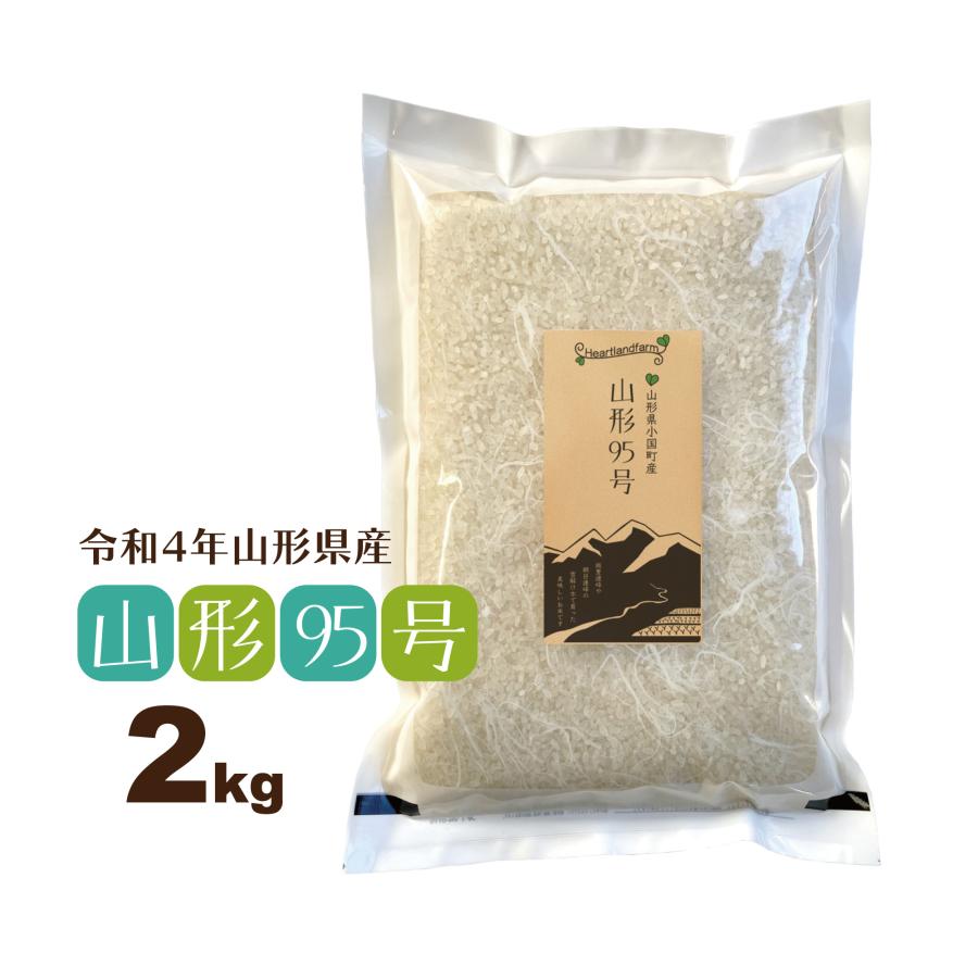 新米 2kg お米 山形95号 山形県 令和5年産 送料無料（一部地域を除く） 精白米