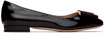 TOM FORD 黑色 Leather & Gros Grain Audrey 芭蕾鞋
