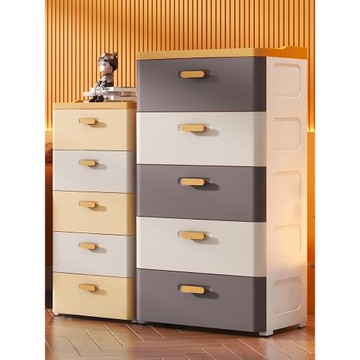 抽屜式收納箱子多層家用衣服玩具零食柜整理箱塑料盒儲物盒置物柜