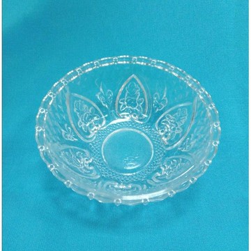 龍族玻璃玫瑰浮雕碗(沙拉、水果、甜品...)