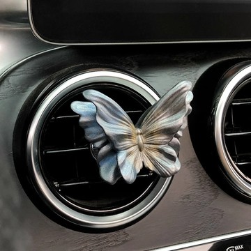 【Oasis Studio】蝴蝶香薰擴香石 擴香石出風口裝飾 車內飾品擺件 車用香水 汽車香氛 車用香水夾 車用裝飾
