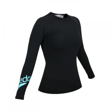 speedo Boom Logo女性長袖防曬衣