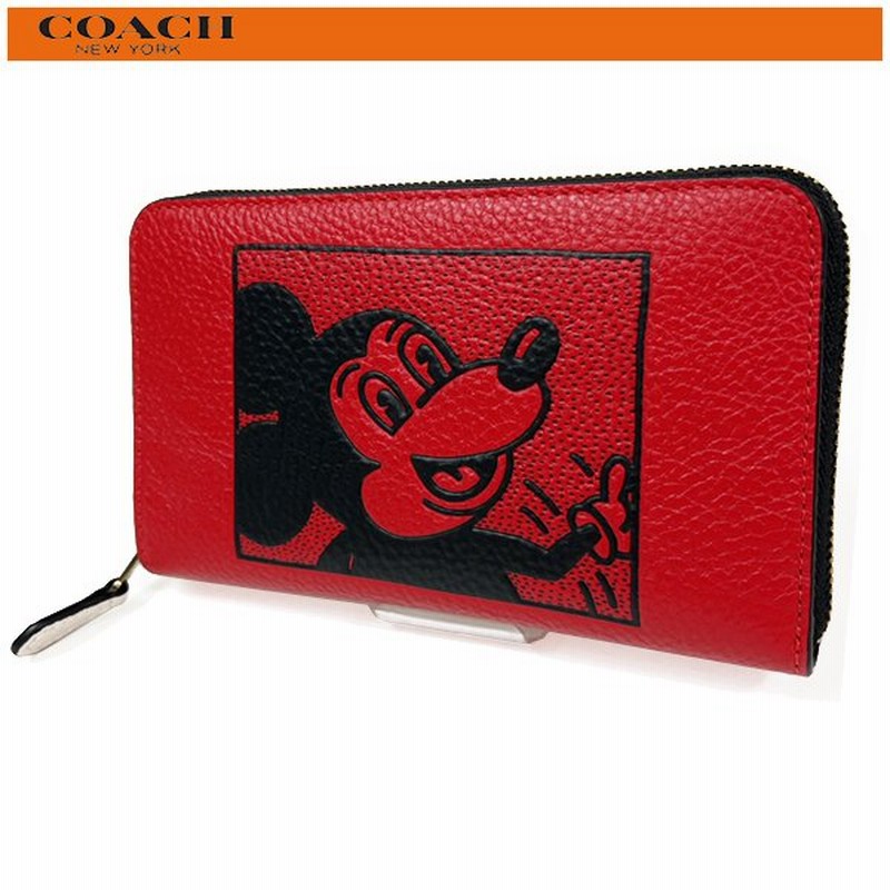 コーチ X ディズニー X キースヘリング コラボ アウトレット レディース 財布 ミディアム財布 Coach ミッキーマウス ウォレット C6909 新品 通販 Lineポイント最大0 5 Get Lineショッピング