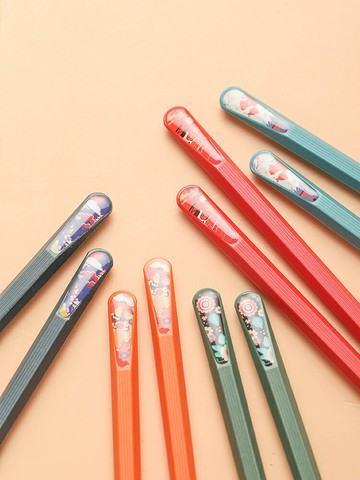 日式合金筷子家用5雙裝快子食品級健康環保創意筷子家庭2022新款