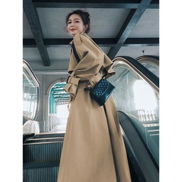 高級感氣質中長款風衣外套女春秋2026年新款超火好看小眾英倫大衣