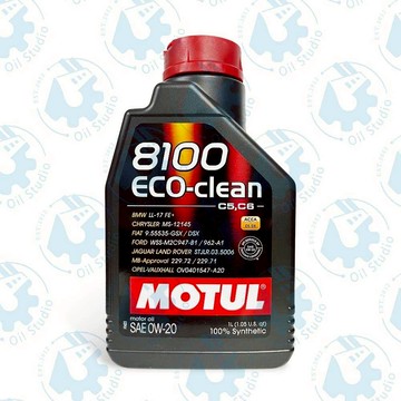 《油工坊》MOTUL 8100 ECO-CLEAN 0W20 全合成機油 C5 C6 BMW