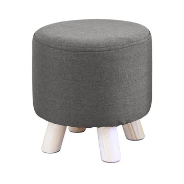 【RICHOME】胖胖小圓凳(非供14歲以下兒童使用)灰色