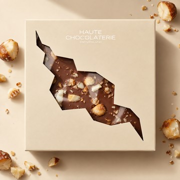 【Du Rhône Chocolatier】夏威夷果仁牛奶巧克力板塊