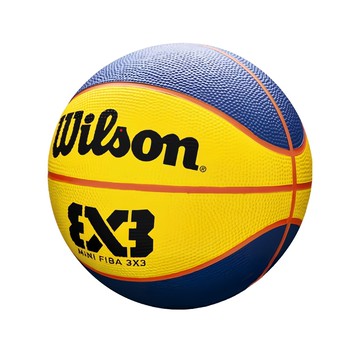 Wilson FIBA 3x3 指定用球 PARIS 橡膠籃球 3號 兒童青少年適用 耐磨橡膠材質  WZ3015101XB3  1個