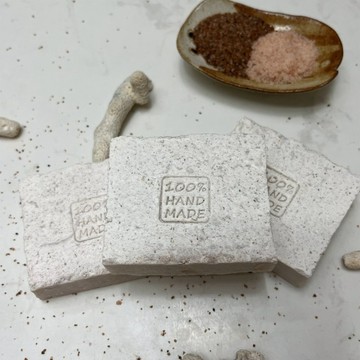 黑鹽玫瑰皂/溫和去角質