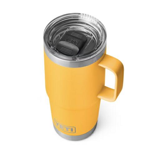 ＜限定カラー＞YETI Rambler 20oz Travel Mug With Stronghold Lid Alpine Yellow   イエティ ランブラー 20oz 591ml トラベルマグ ストロングホールド蓋