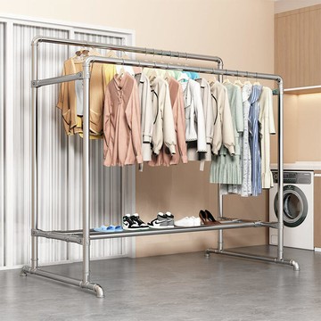 不鏽鋼曬衣架晾曬架X型晾衣架落地折疊晾衣架晾衣架落地戶外家用陽臺臥室掛衣服立式簡易曬被涼衣單桿水管