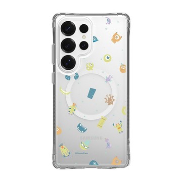 Pixar怪獸電力公司-繽紛元素防摔透明SAMSUNG手機殼