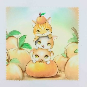 日系卡通眼鏡擦拭布 文創商品 伴手禮 手帕 生日禮物 柴犬 貓咪