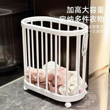 現代簡約大號瑜伽墊健身器材收納筐置物架髒衣籃可移動帶輪儲物籃 運動墊 瑜珈墊 台灣製 洗衣籃推車 瑜珈墊收納 推車置物架