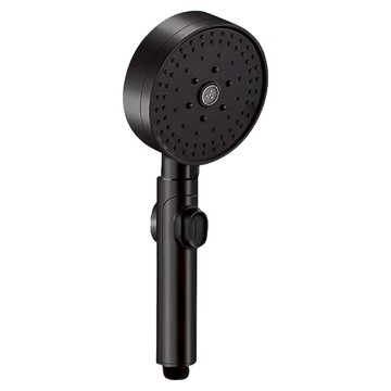 一鍵止水蓮蓬頭 七檔 G321 尺寸26.5cmx 10.4cm ABS材質 重量152g  黑色  1個