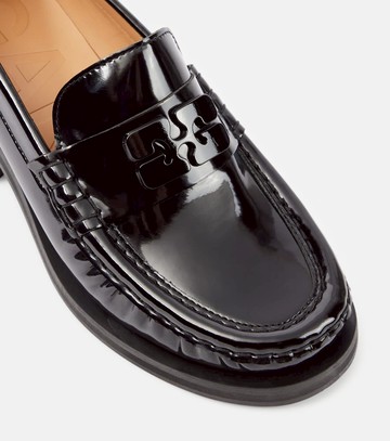 Ganni Logo loafer pumps