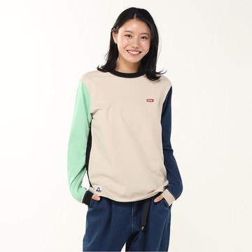 CHUMS Booby Logo Brushed L/S T-Shirt 男 長袖上衣 MintCrazy CH012668C110