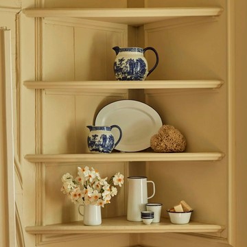 英國 Falcon 橢圓長盤 經典藍邊