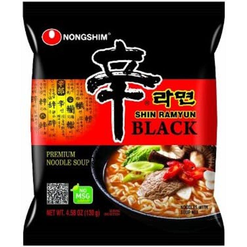 Nongshim 農心 辛ラーメンBlack 4袋入り  韓国直輸入品