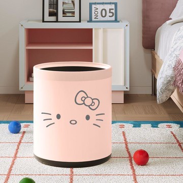 【臺灣-出貨】垃圾桶雙層家用可愛高顏值客廳衛生間宿舍臥室ins風kitty貓咪紙簍