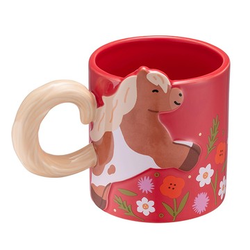 星巴克12OZ小馬馬克杯