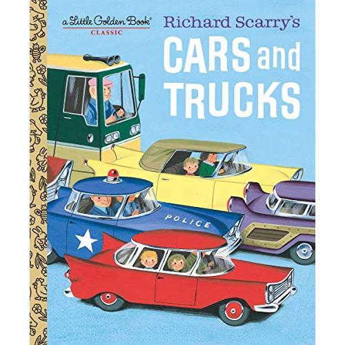 Richard Scarry's Cars and Trucks (Little Golden Book) 