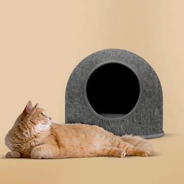 Hug｜貓洞屋【岩深灰】