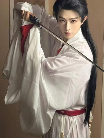 中山服 古裝原創 李相夷俠客漢服男款交領長衫v領袍長袖春秋款日常風