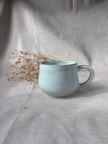柴燒青瓷咖啡杯-B