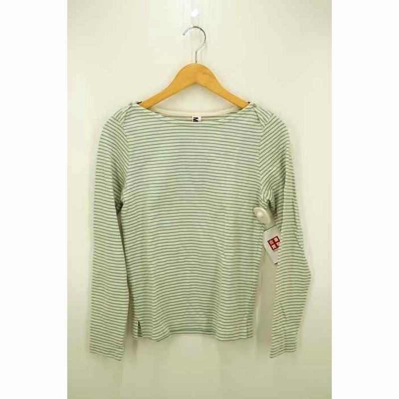エムエイチエル MHL. ボーダーカットソー クルーネックTシャツ 