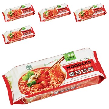 承昌食品 蕃茄拉麵 純素  420g  5包