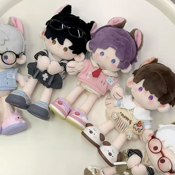 臺灣出貨✨  新款戀與深空同人15cm娃衣 捶錘體棉花娃娃祁煜黎深沈星迴秦徹夏以晝包郵