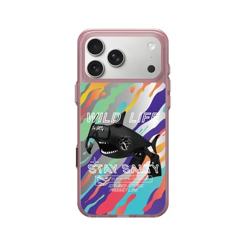 iPhone 17 Pro Max Clear (相機按鈕) 晶醺玫 - KID - 潛水鯊魚