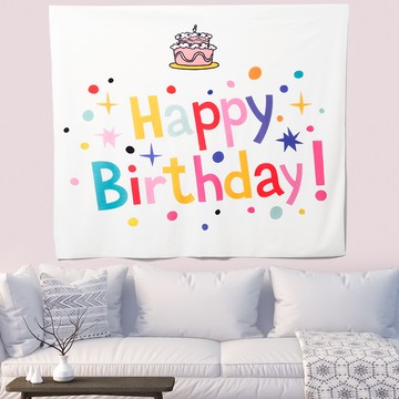 Isabel Home 生日派對橫幅  150 x 200 cm  多色