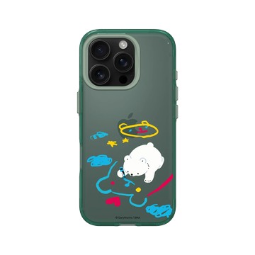 iPhone 16 Pro Clear 憂墨綠 - 白白日記 Darylhochi - 到處畫