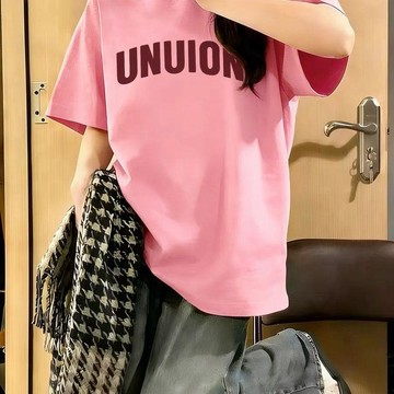 多色短袖  卡通上衣 大碼女裝 純棉短袖 夏季短袖 韓風上衣 日系短袖 可愛上衣 圓領T恤 100kg 上衣女