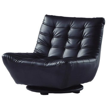 IHouse-赫伯特 旋轉小沙發黑色