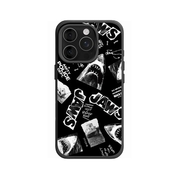 iPhone 16 Pro SolidX 黑 - Jaws - 大白鯊 - 黑白圖案