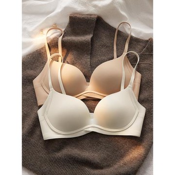 無痕內衣女薄款無鋼圈小胸聚攏收副乳防下垂夏天文胸2024新爆款