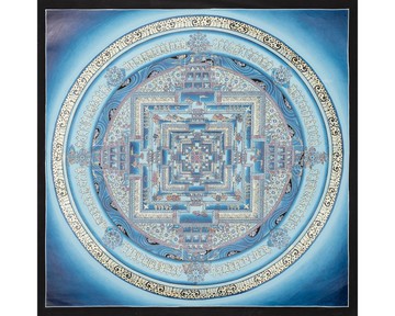 時輪金剛曼陀羅唐卡 — 呈現時間本質的神聖藝術