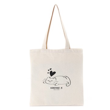 韓國製帆布袋 (貓咪圖案)