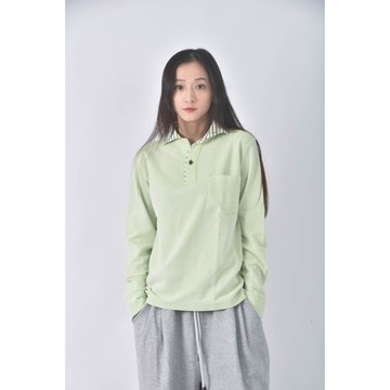 (M) joseph abboud棉質綠色長袖上衣二手衣