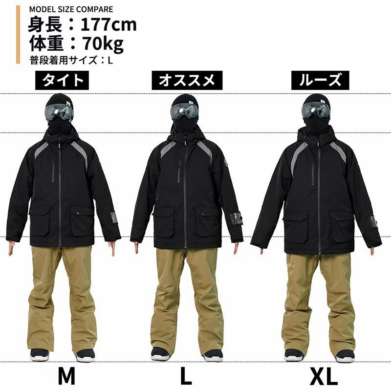 【新品 最新モデル】スノーボード ウェア/上下セット/メンズ/黒/Lサイズ スノーボード用ウェア上下『サイズL』 スノーボードウエア 上下セット